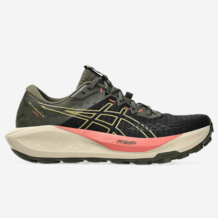 ASICS GEL - TRABUCO 13 GTX moteriški trail batai (sp. juoda/chaki) - FitZone