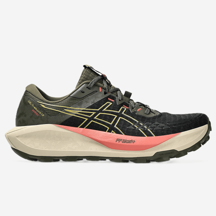 ASICS GEL-TRABUCO 13 GTX moteriški trail batai (sp. juoda/chaki)