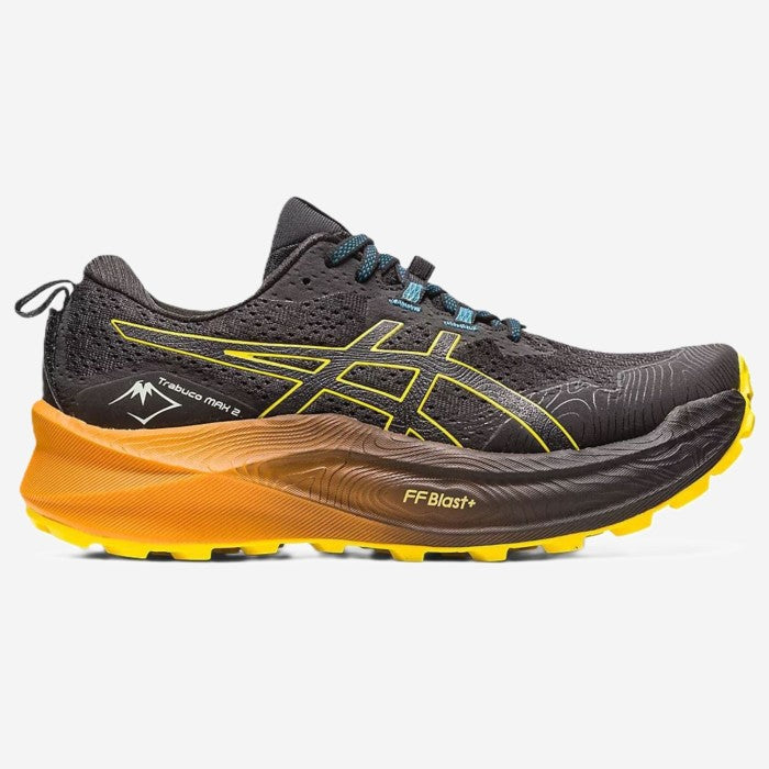 ASICS TRABUCO MAX 2 vyriški trail batai (sp. juoda/geltona)