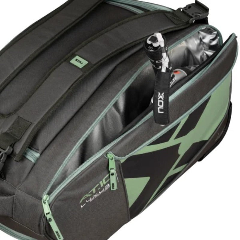 Padelio krepšys su ratukais NOX AT10 Competition Trolley
