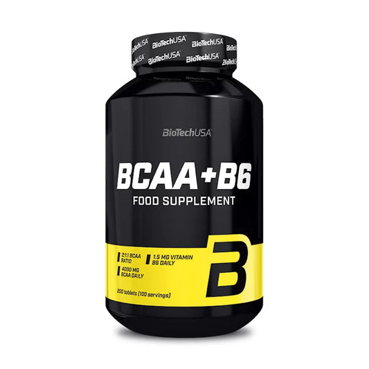 Aminorūgštys „Biotech BCAA+B6“