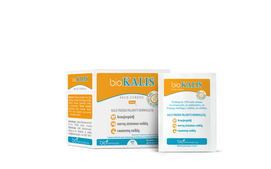 BIOKALIS 400 mg (30 pakeliai)