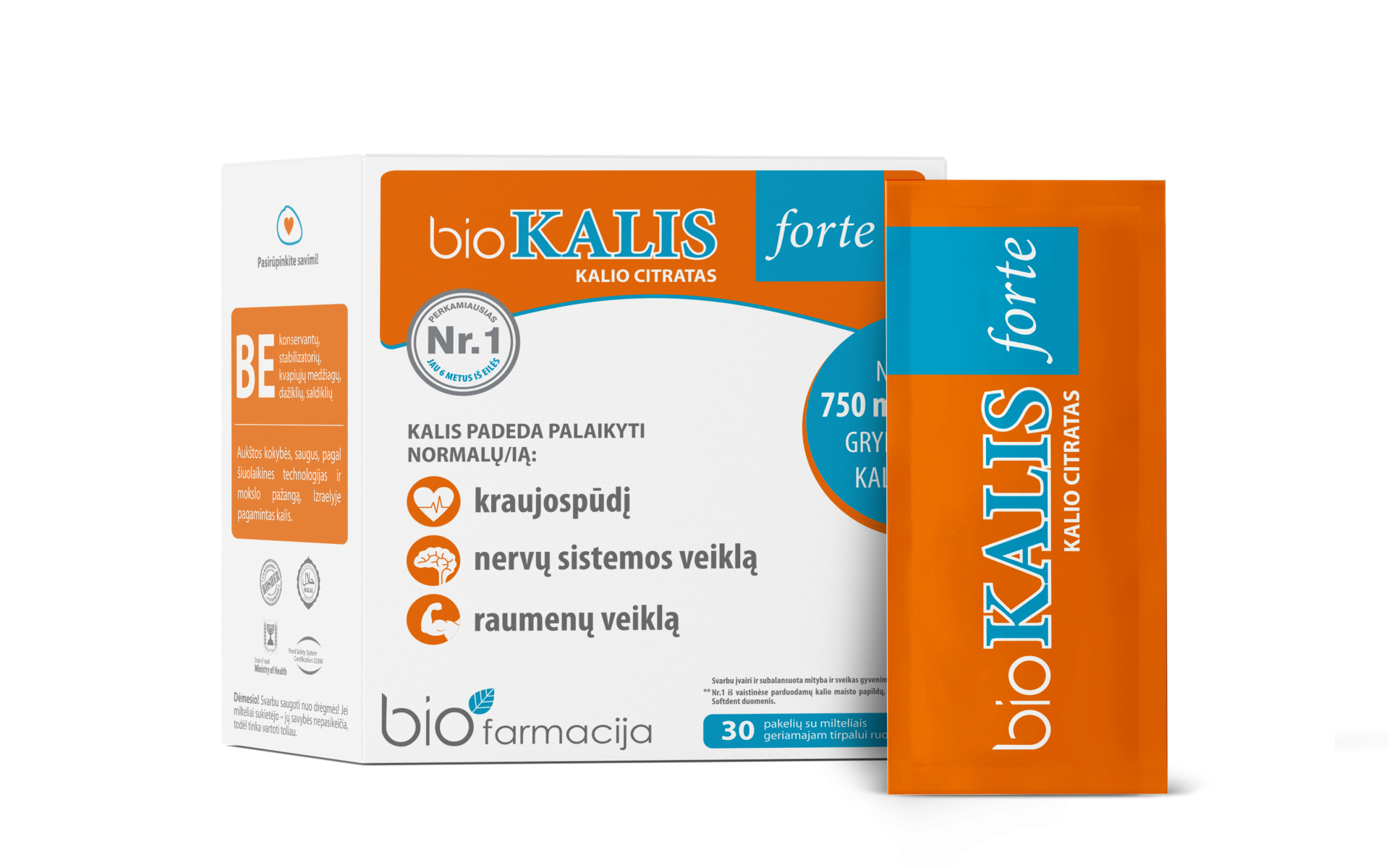 Biofarmacija biokalis kalis forte 750