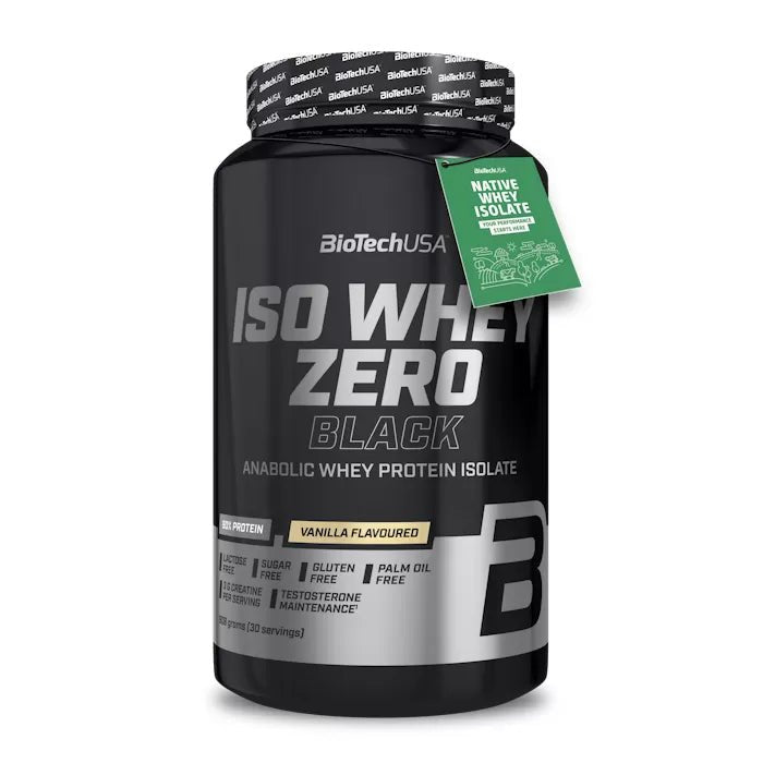 BioTechUSA ISO WHEY ZERO BLACK 908g - FitZone vanilla
