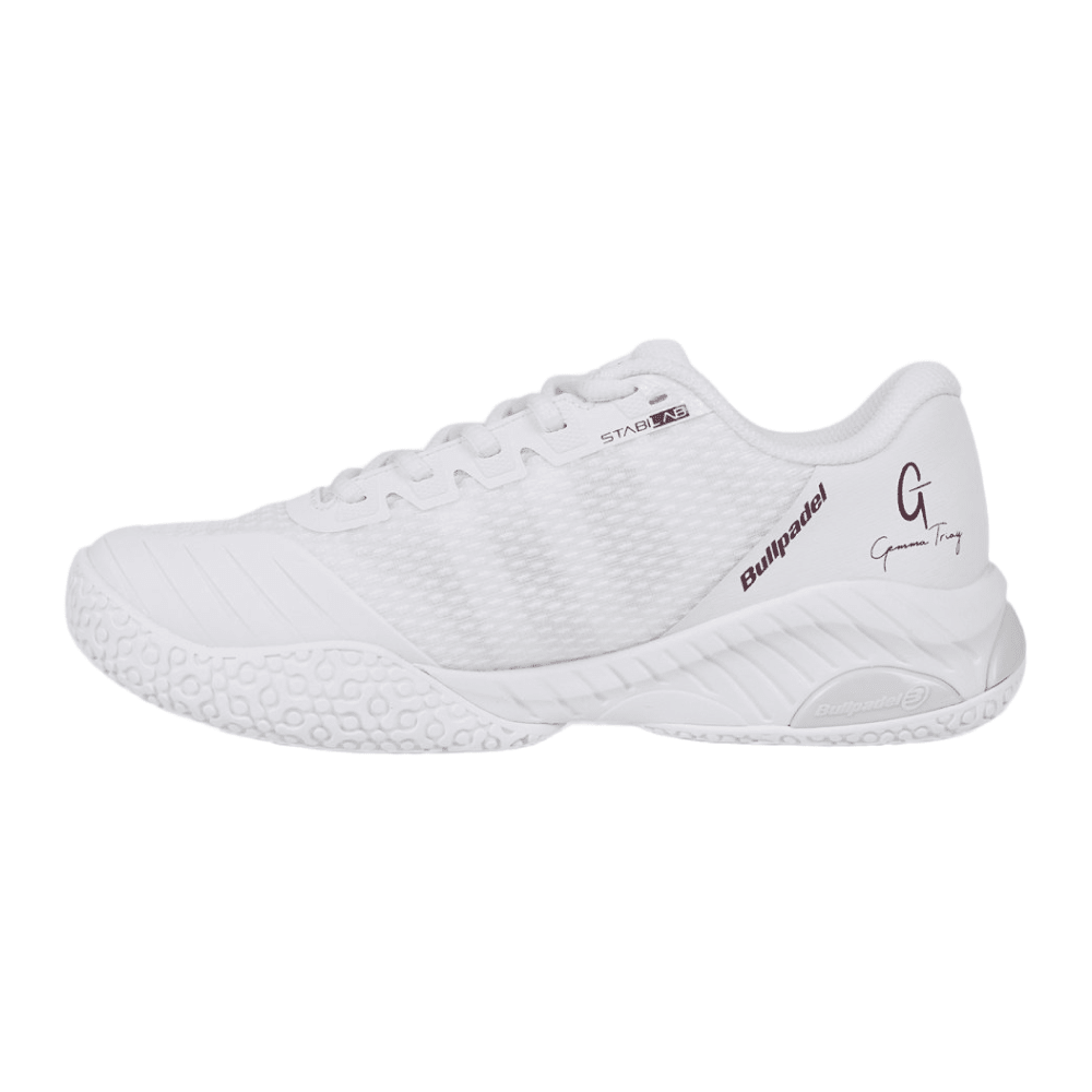 Bullpadel Elite 25I moteriški padelio batai (sp. balta/granatų logo) - FitZone