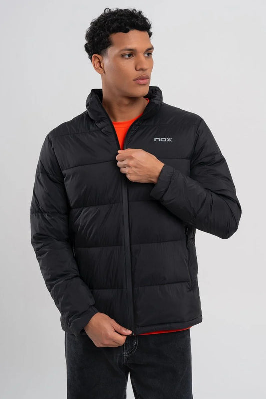 Men's quilted jacket NOX TEAM black