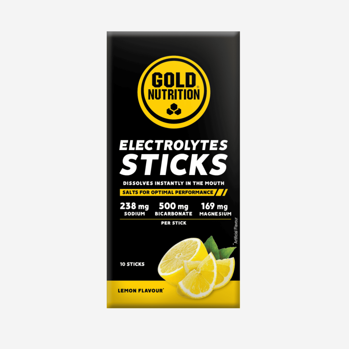 GOLD NUTRITION ELECTROLYTES STICKS elektrolitai