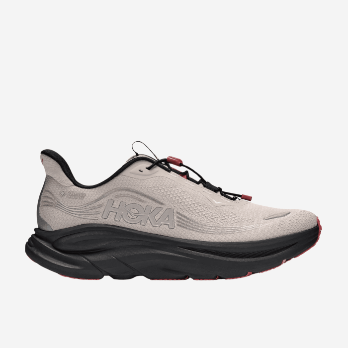 HOKA Clifton 11 GTX vyriški bėgimo batai – Pilka/Juoda