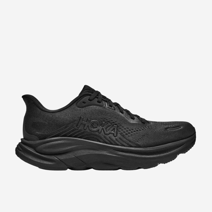 HOKA CLIFTON 11 moteriški bėgimo batai, juoda/balta – 1