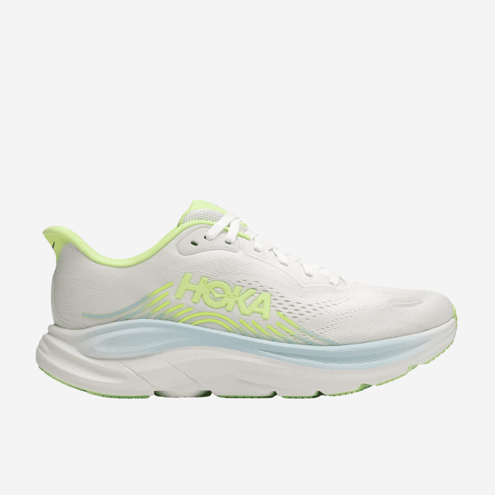 HOKA Clifton 11 moteriški bėgimo batai – Balta/Žalsva