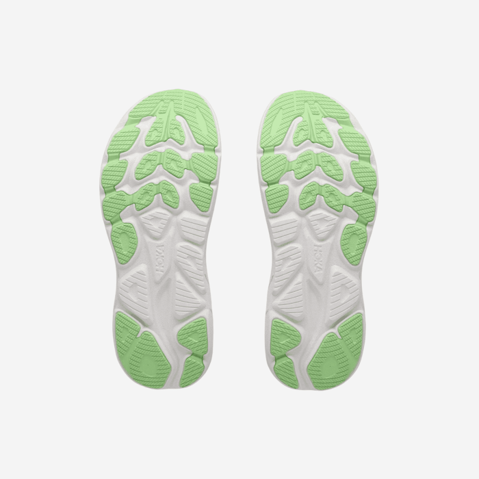 HOKA Clifton 11 löparskor för kvinnor (Sp. Vit/Grön) - FitZone