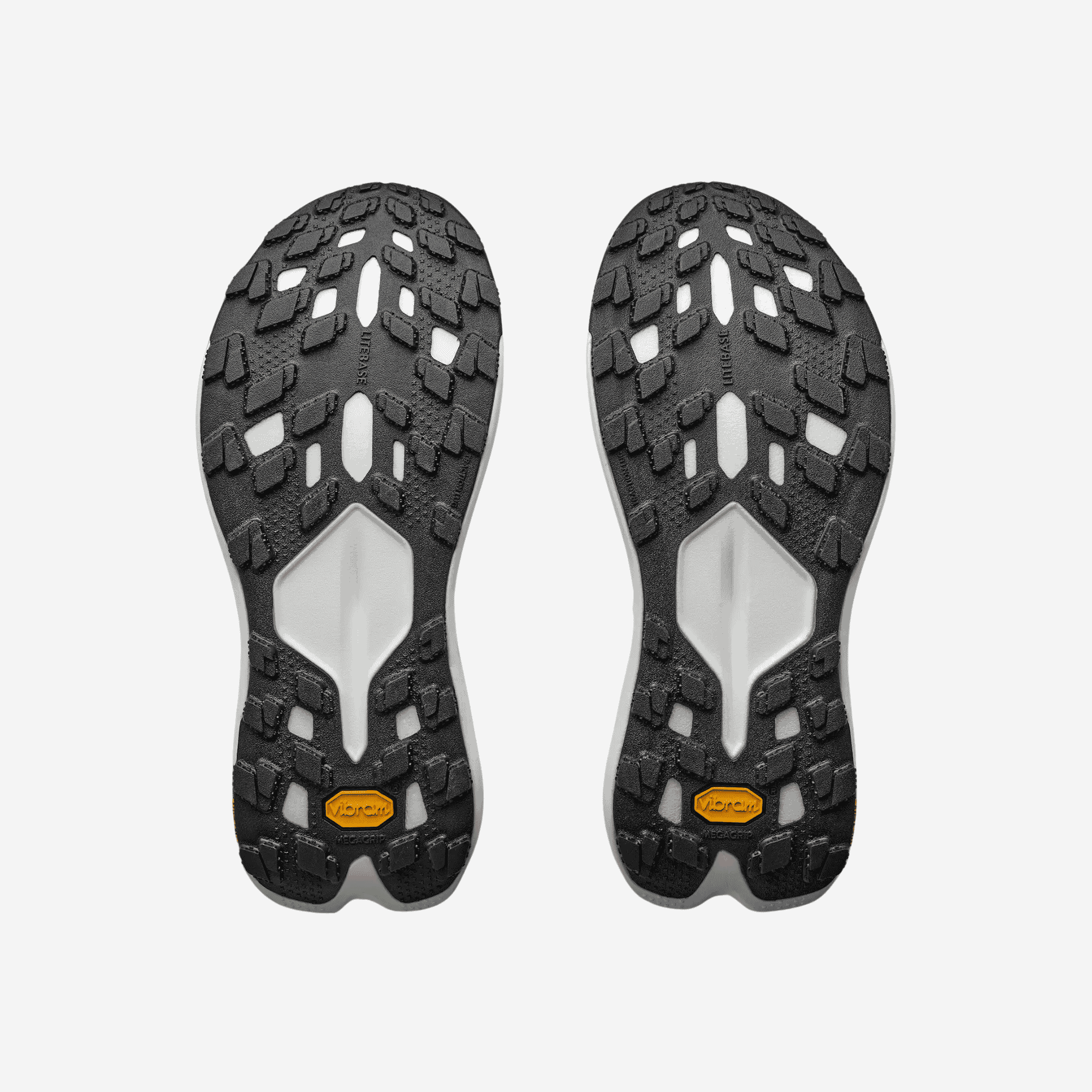 HOKA Tecton X 4 vyriški trail bėgimo batai – Balta / Oranžinė