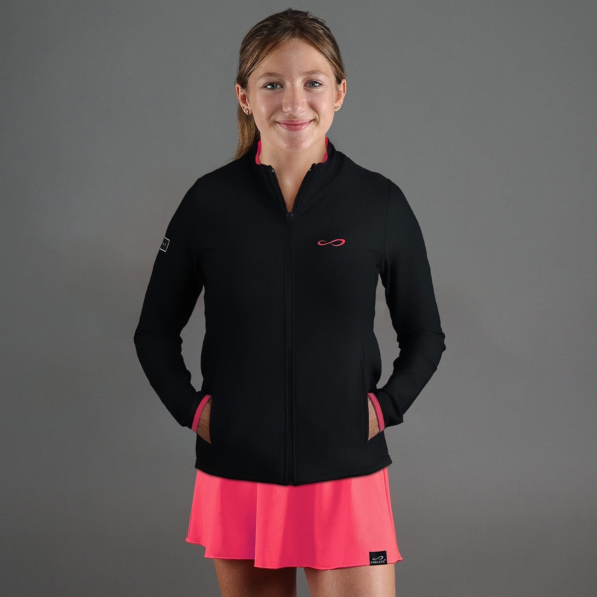 Megztinis ENDLESS Lithe Girls Black Pink (8-10)