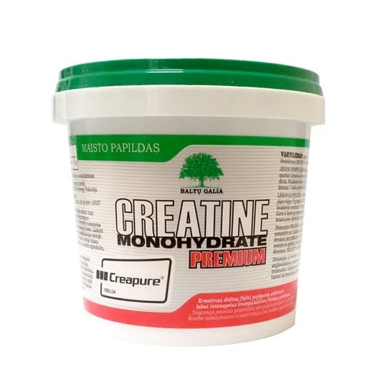 Kreatino monohidratas „Baltų Galia Creatine Monohydrate Premium“ 500g