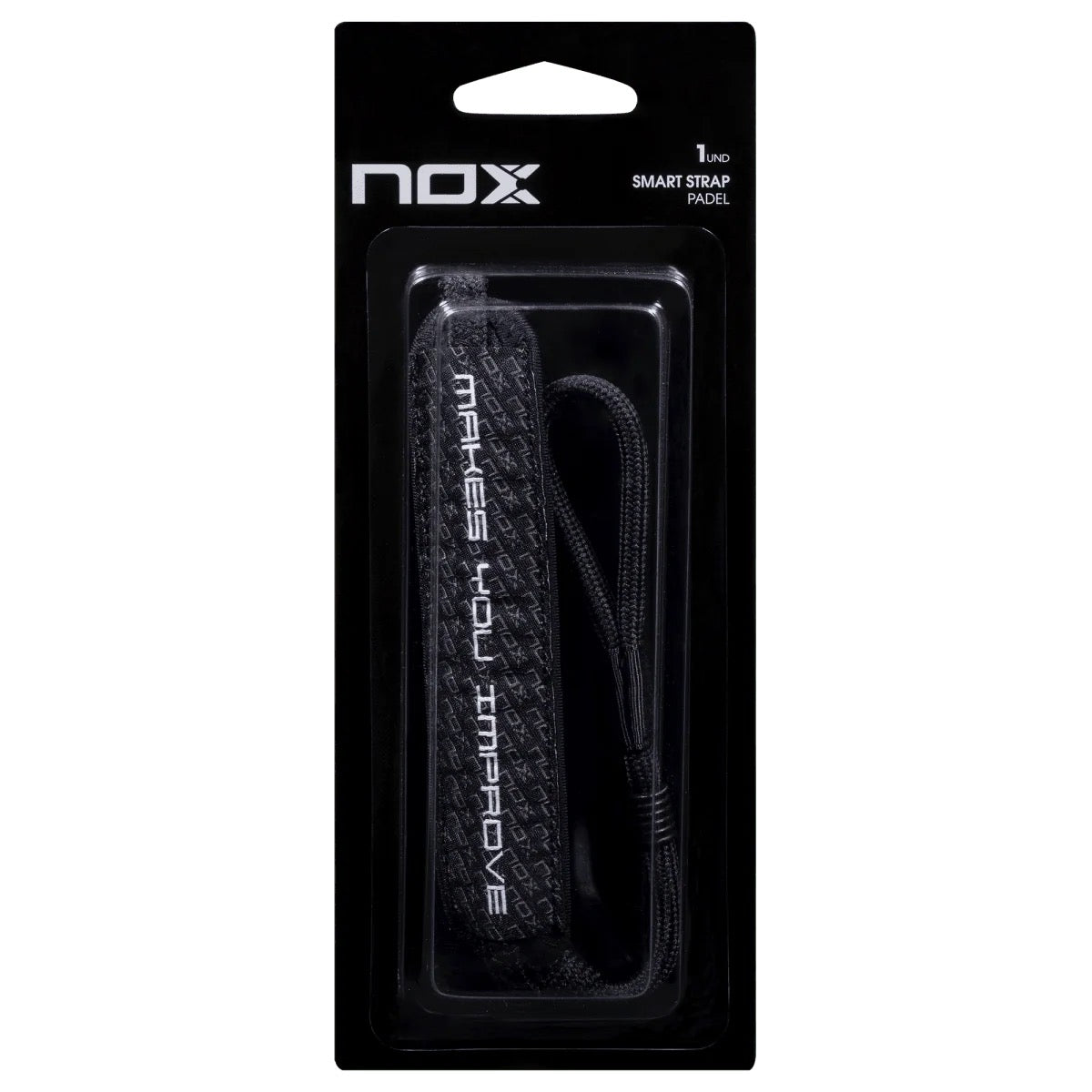 Keičiamas padelio raketės raištelis NOX Smartstrap Luxury, Black