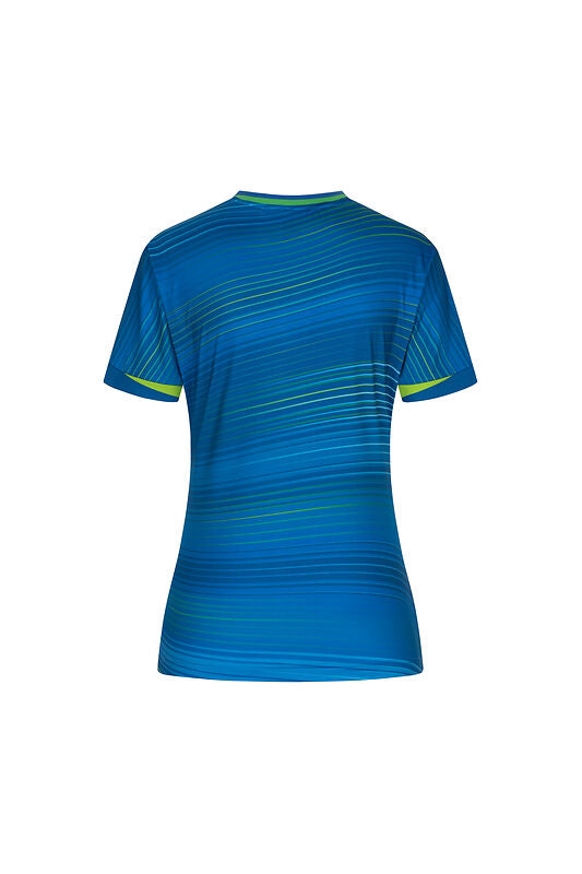 Butterfly Nagan Lady T -Shirt Blue