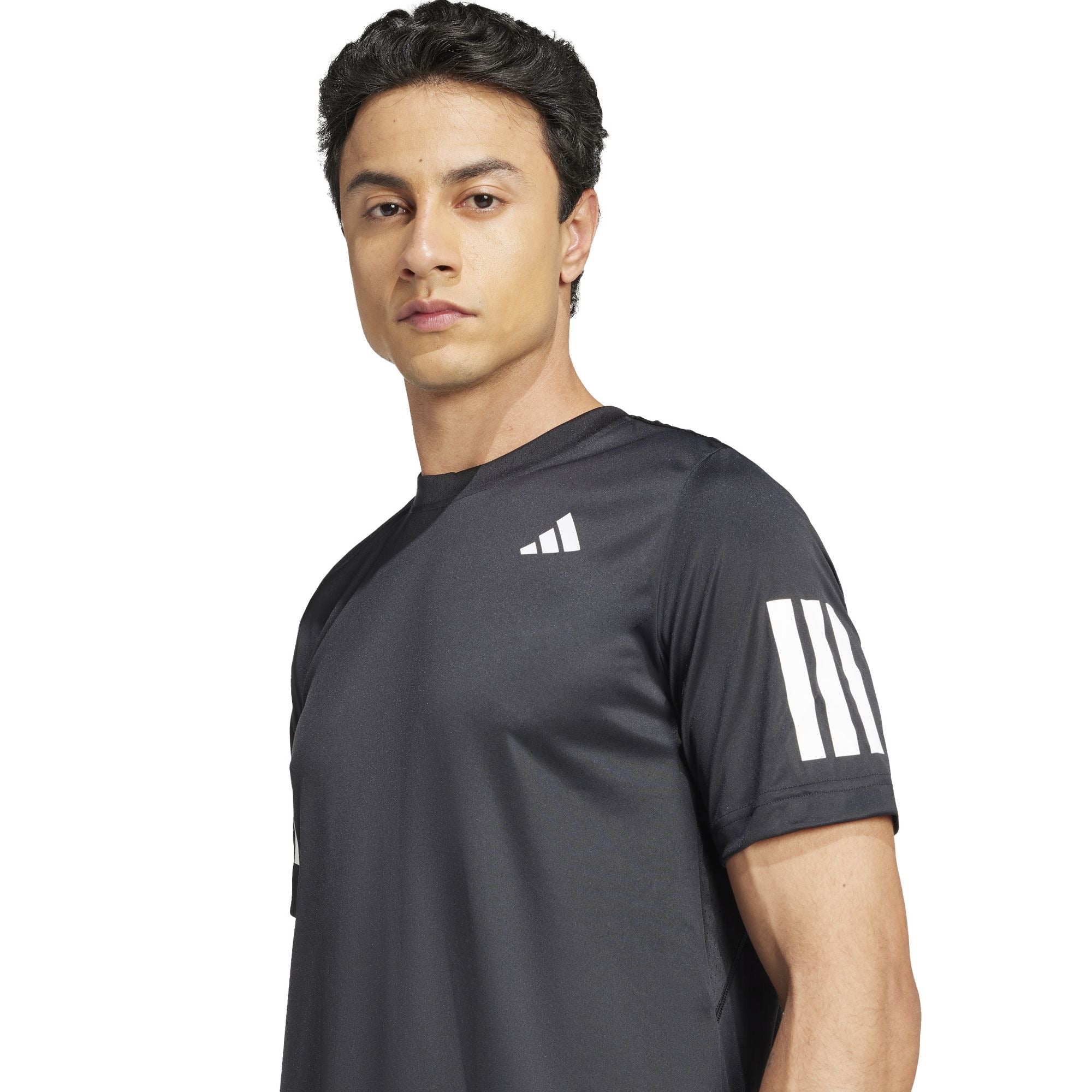 Marškinėliai ADIDAS Club 3-Stripe Men Black (S)