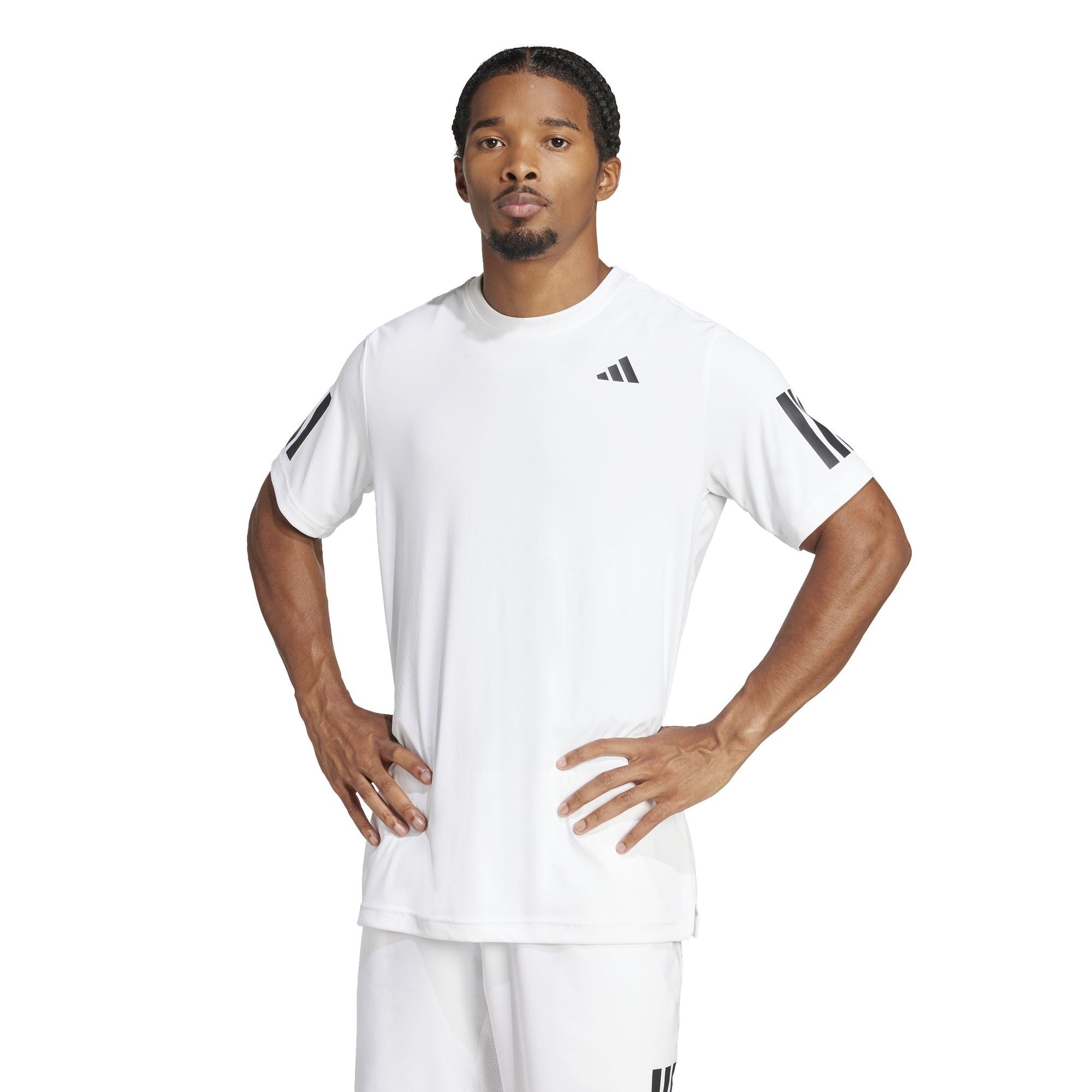 Marškinėliai ADIDAS Club 3-Stripe Men White (XL)