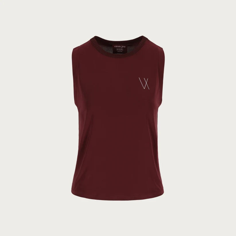 Marškinėliai be rankovių VIEUX JEU Millo Burgundy (XXL)
