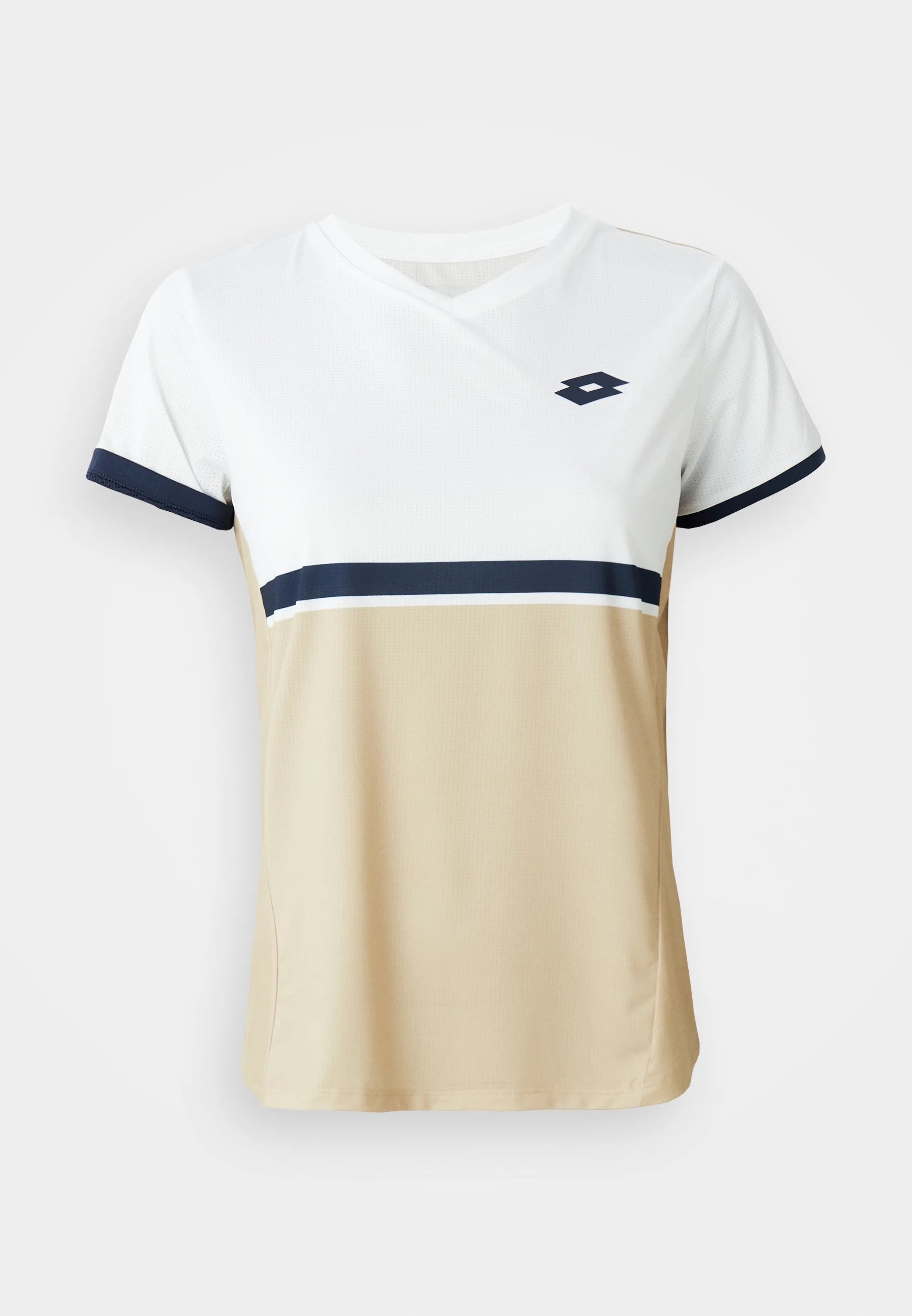 Marškinėliai LOTTO Tech W V D1 Woman Irish Beige (L)