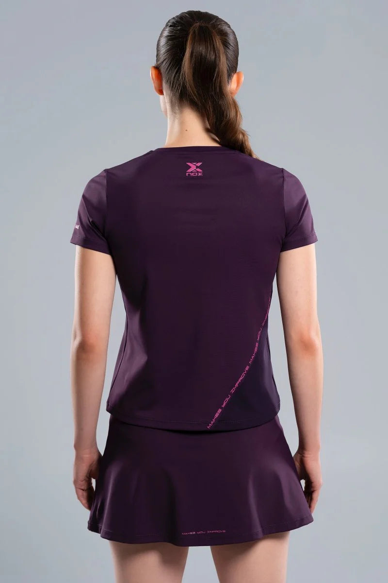 Marškinėliai NOX Pro Deep Purple (M)