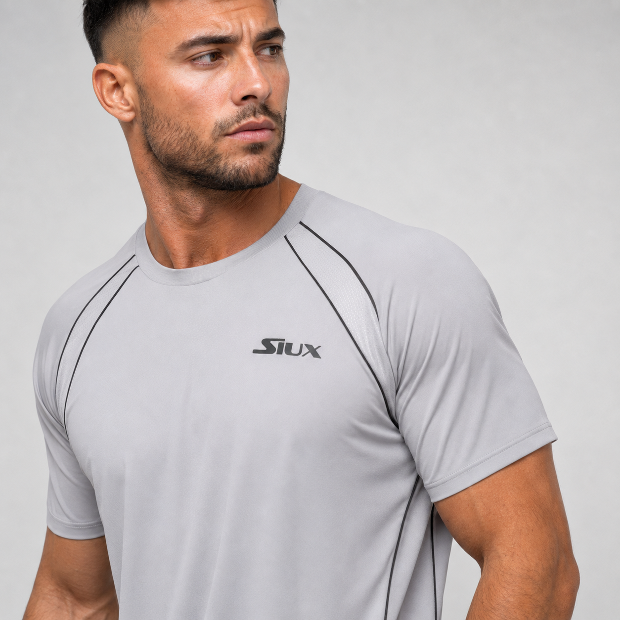 Marškinėliai SIUX Match 24 Men Grey (M)