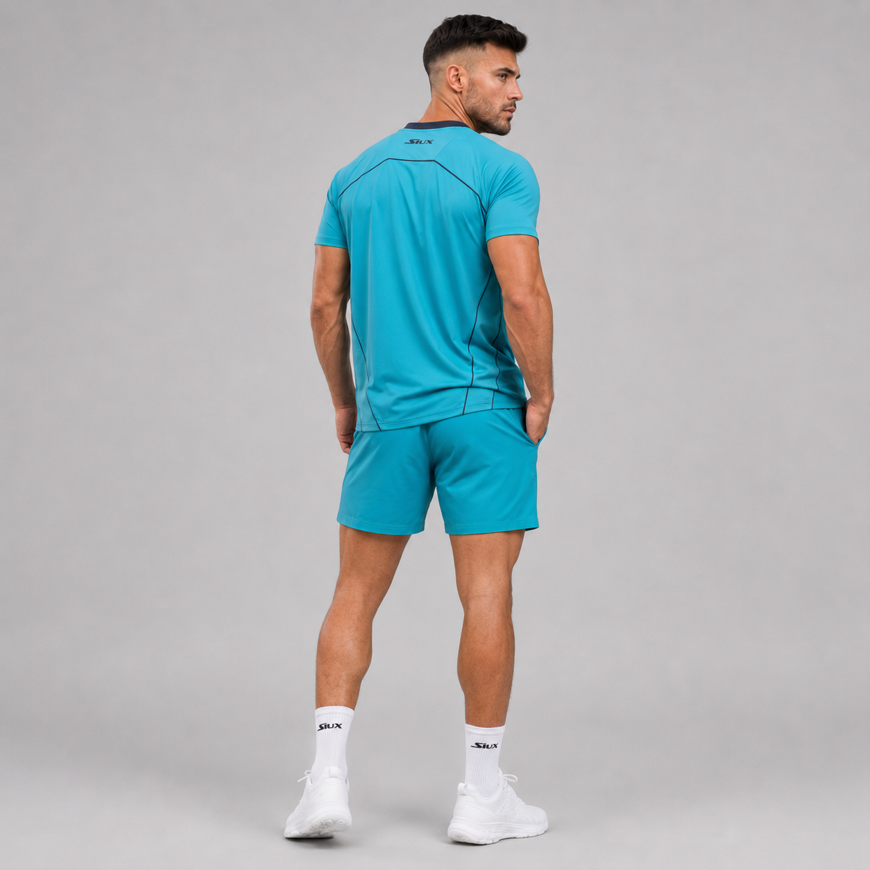 Marškinėliai SIUX Match 24 Men Turquoise (S)