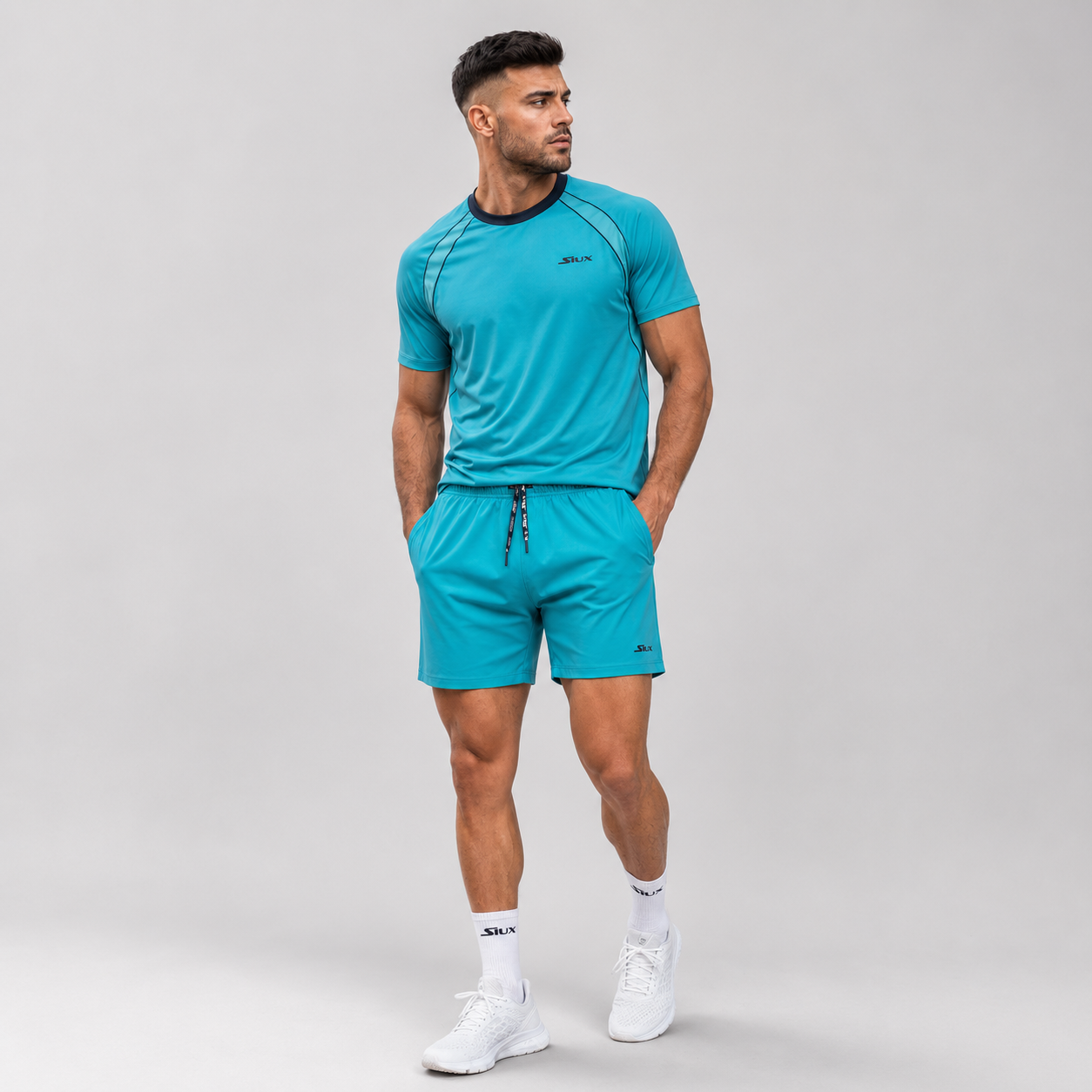 Šortai SIUX Match 24 Men Turquoise (L)