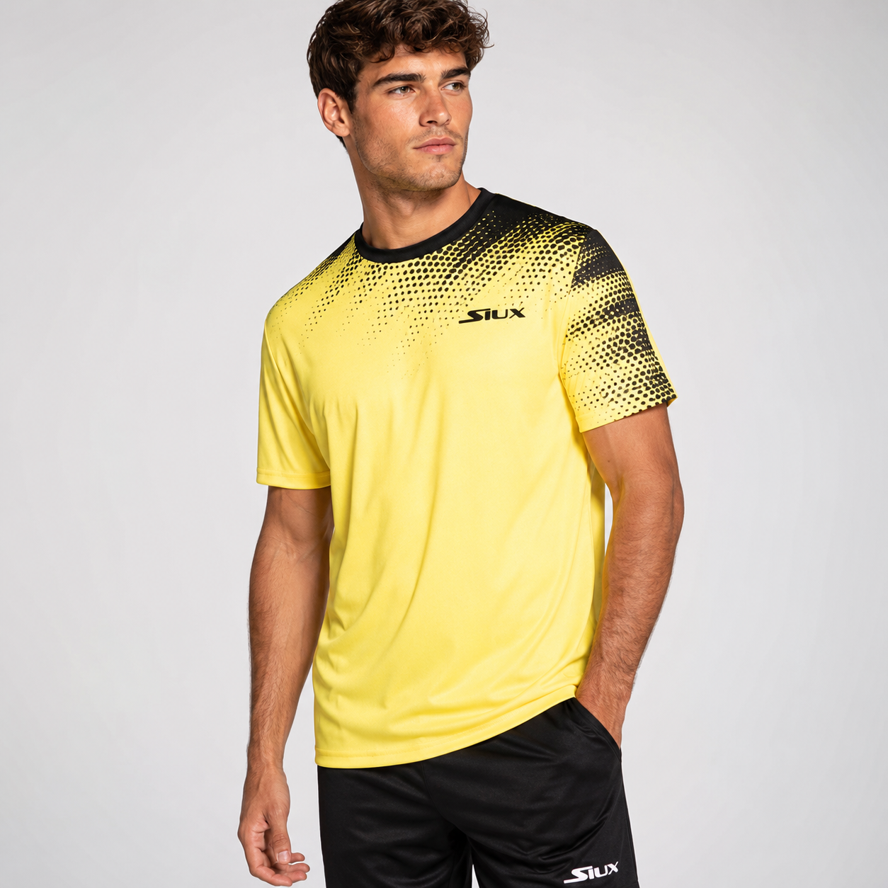 Marškinėliai SIUX Strike Yellow Men (XL)