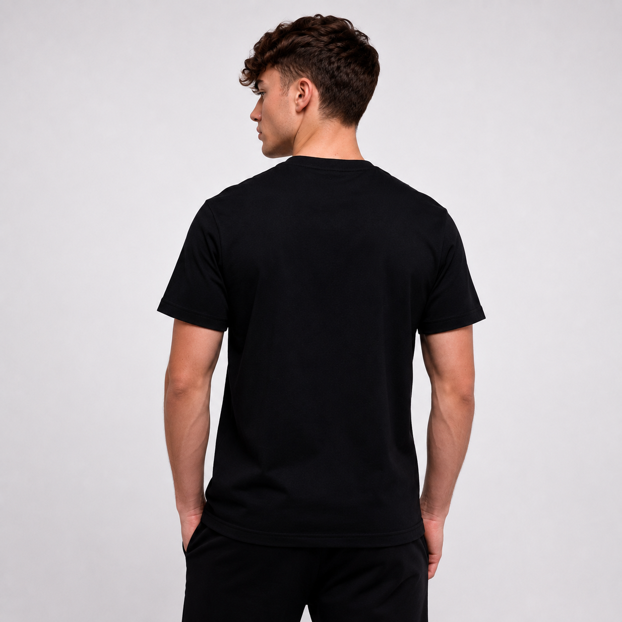 Marškinėliai SIUX Unisex Cotton Black (L)