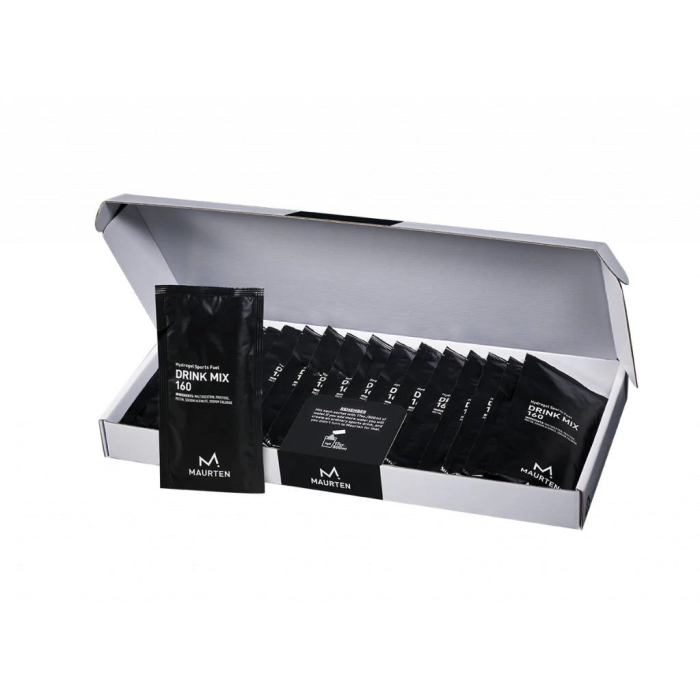Maurten Drink Mix 160 angliavandenių gėrimo milteliai bėgikams ir dviratininkams, dežutėje