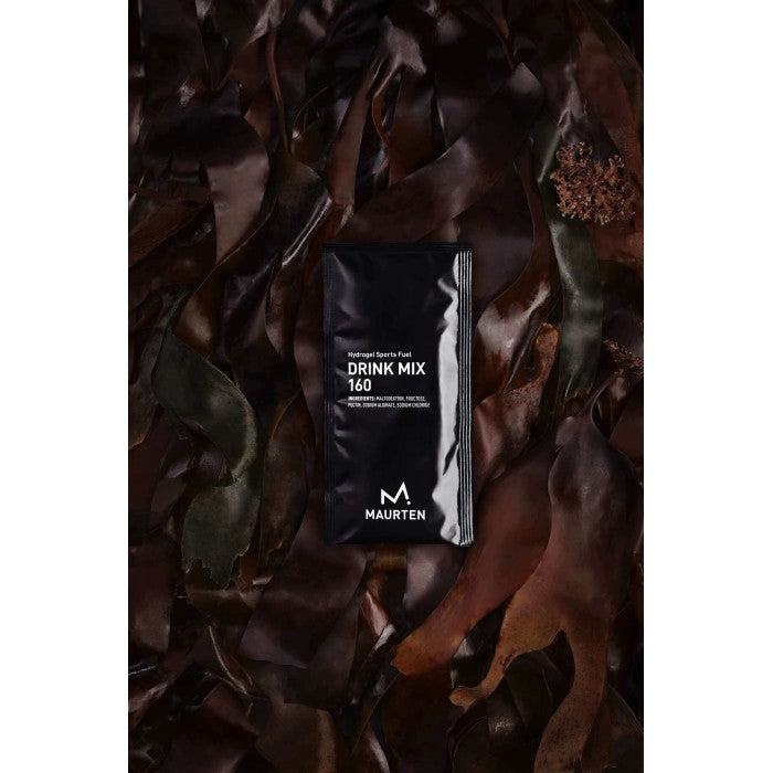 Maurten Drink Mix 160 angliavandenių gėrimo milteliai bėgikams ir dviratininkams, pakuotėje