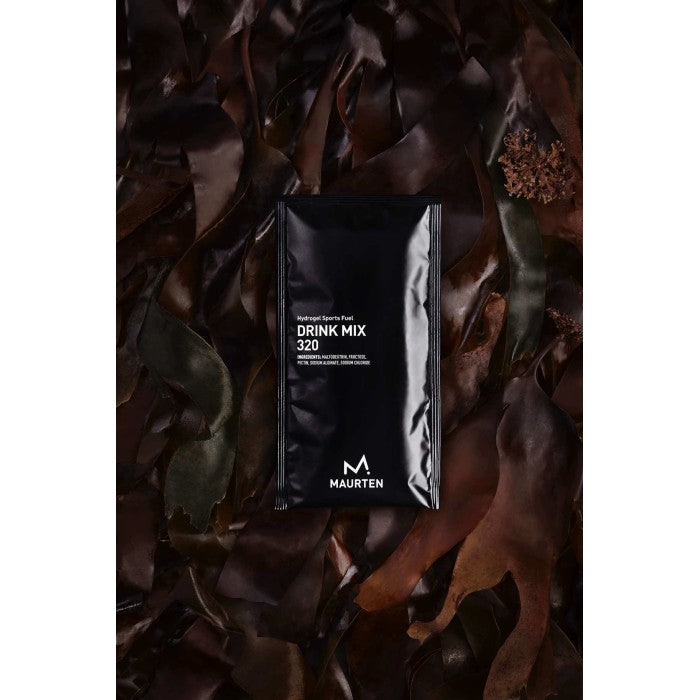 Maurten Drink Mix 320 angliavandenių gėrimo milteliai bėgikams ir dviratininkams, pakuotėje