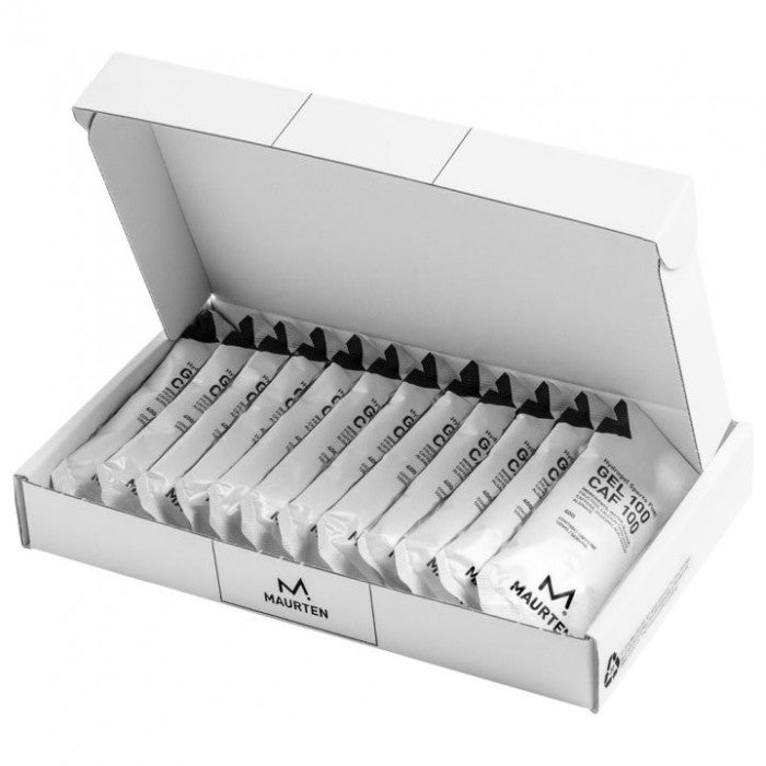 Maurten GEL 100 CAF 100 – with caffeine, energy gel for endurance sports, runners and cyclists, in a box