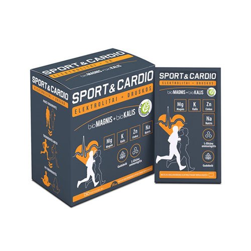SPORT&amp;CARDIO electrolytes + salts No. 1 in Lithuania (14 packs)