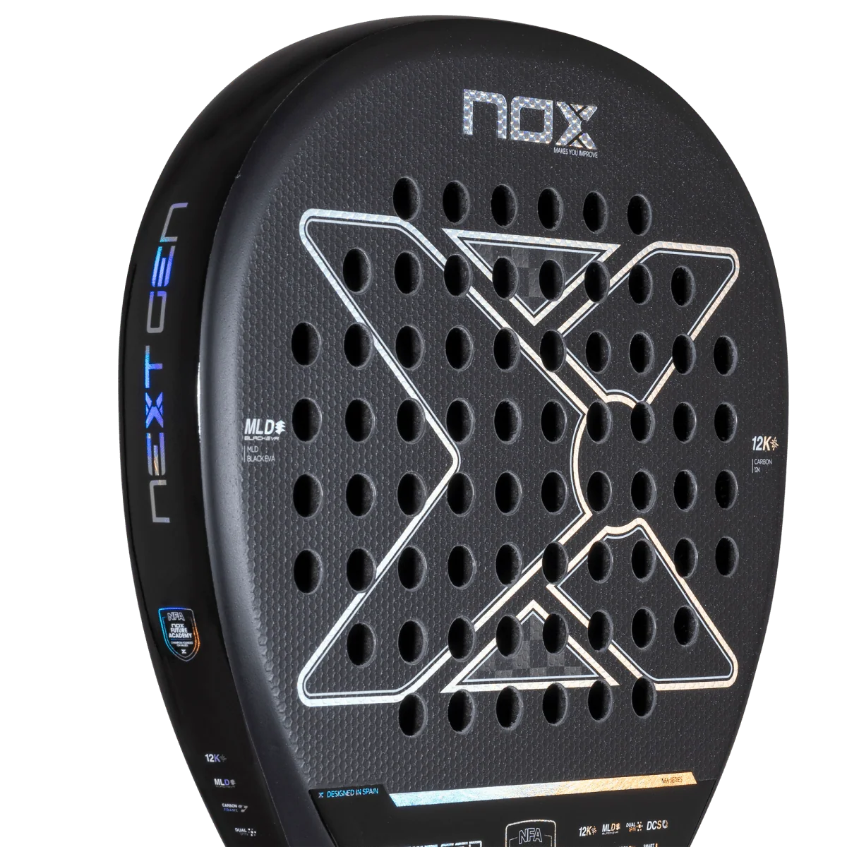 Padelio raketė NOX Nextgen Pro Attack 12K NFA Series