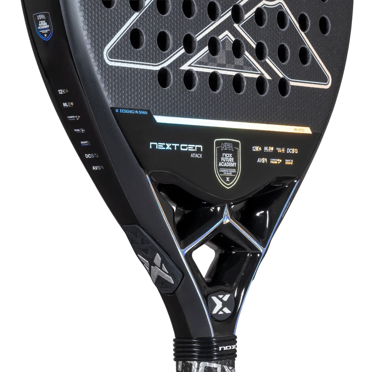 Padelio raketė NOX Nextgen Pro Attack 12K NFA Series