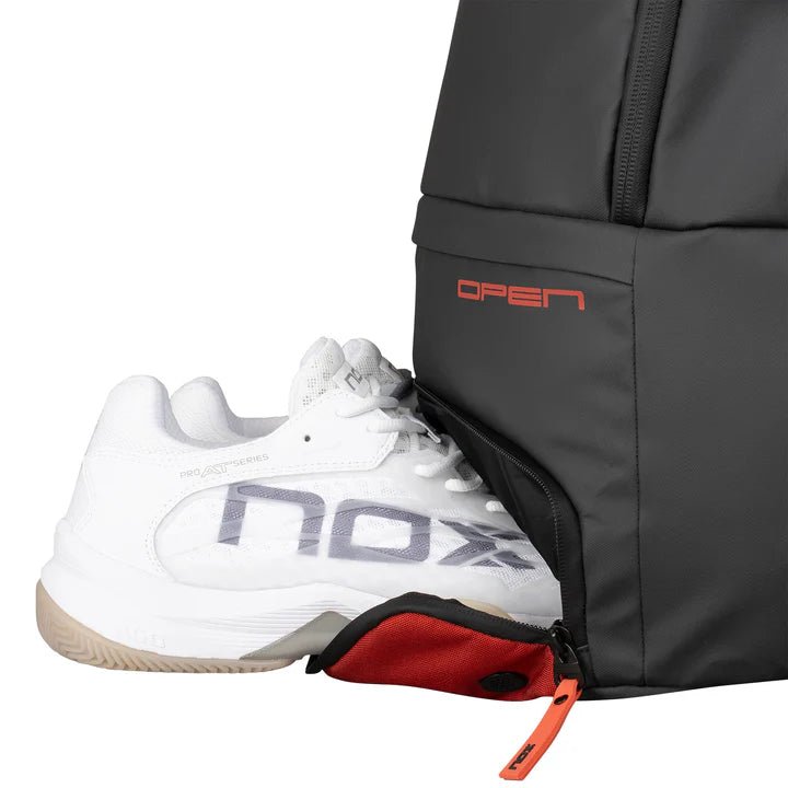 NOX LUXURY OPEN SERIES padelio kuprinė (sp. juoda/raudona) - FitZone