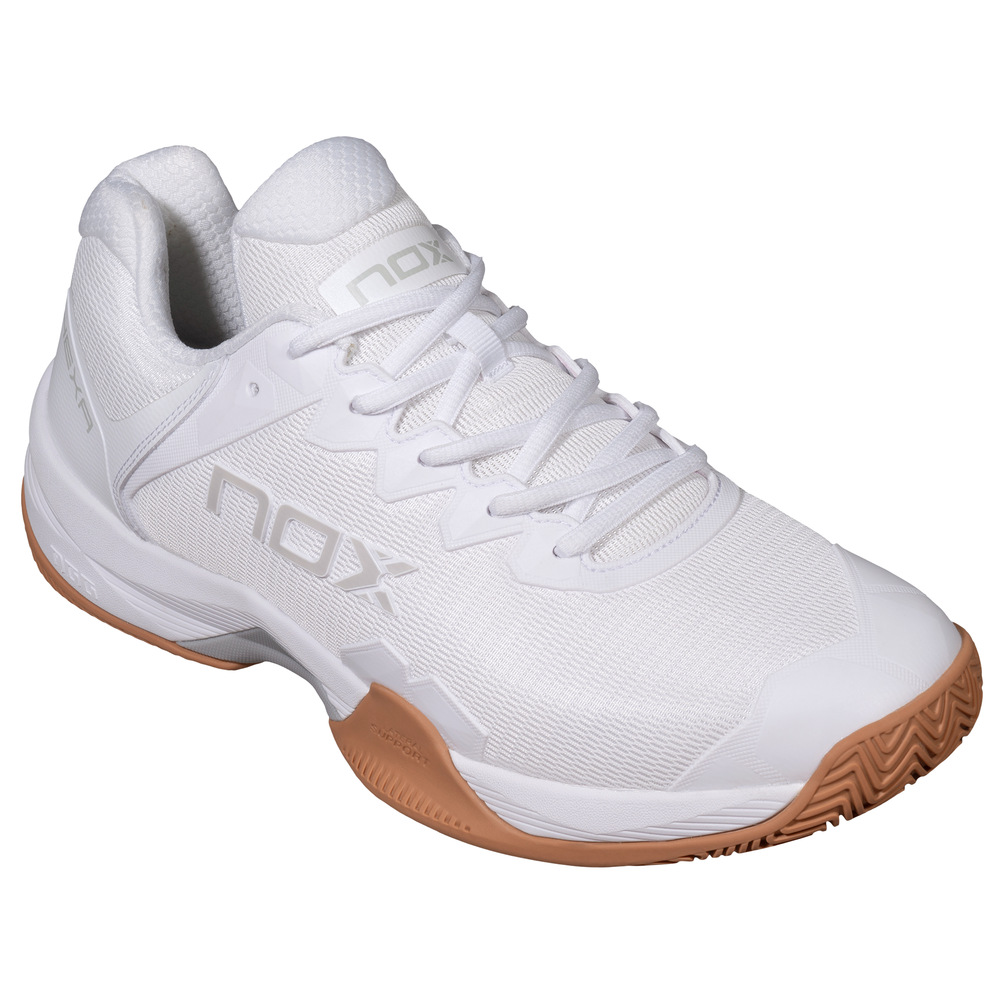 NOX ML10 Hexa White/Gum Rubber balti padelio batai 