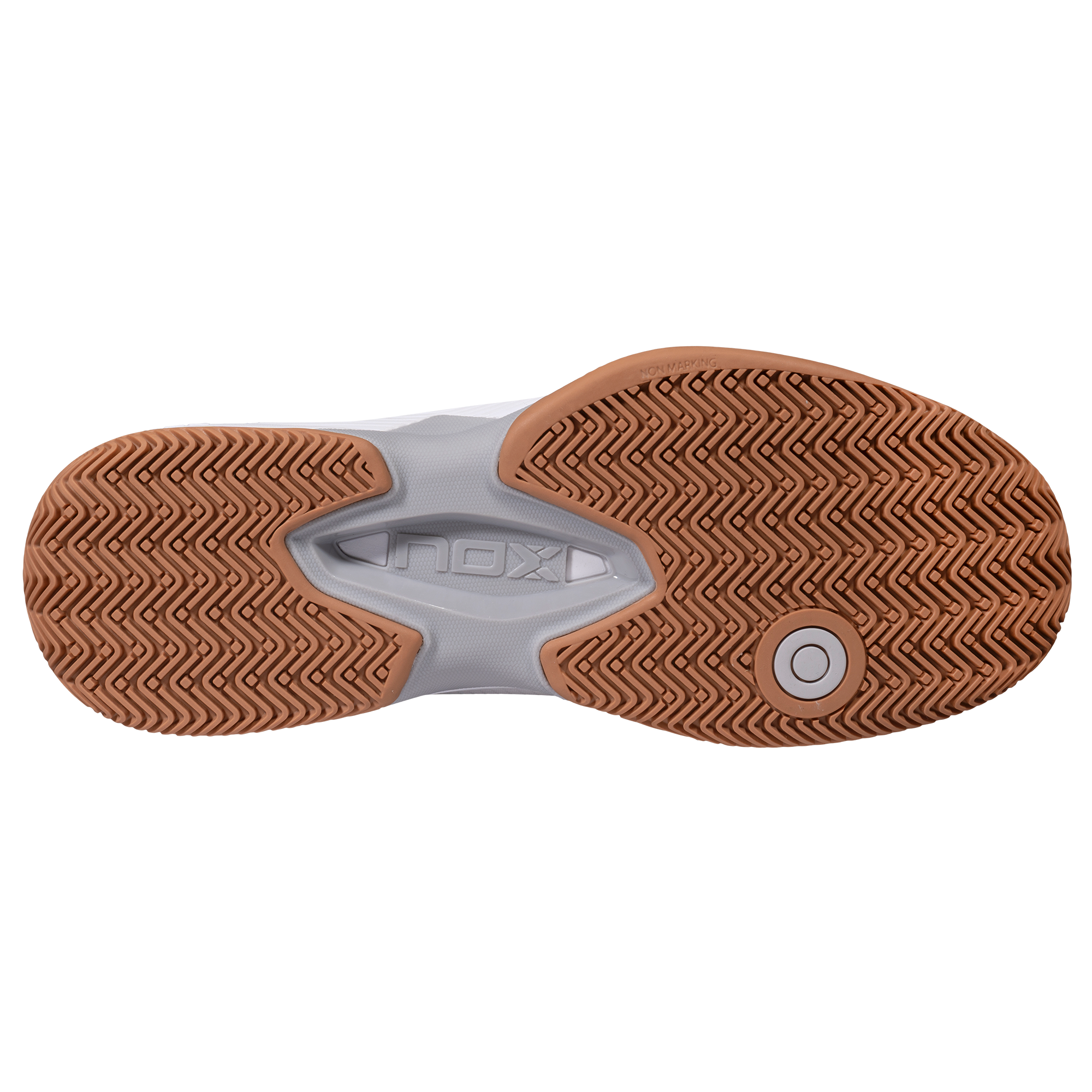 NOX ML10 Hexa White/Gum Rubber balti padelio batai 
