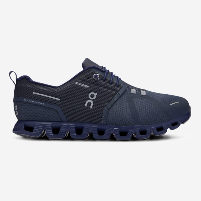 ON CLOUD 5 WATERPROOF vyriški vaikščiojimo batai (sp. tamsiai mėlyna)