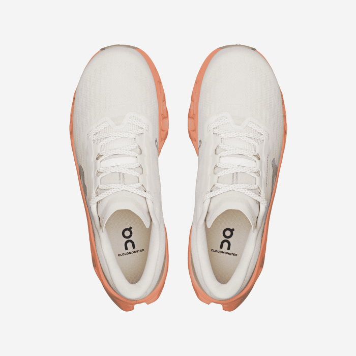 ON CLOUDMONSTER 3 Women's Running Shoes (Sp. White/Pink) - FitZone
