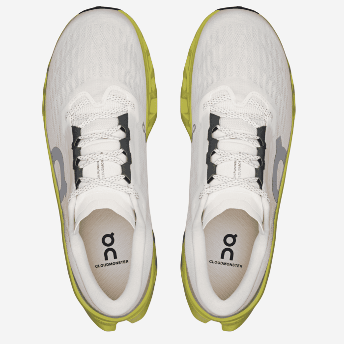 ON CLOUDMONSTER 3 Men's Running Shoes (Sp. White/Yellow) - FitZone