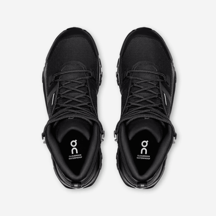 Женские туфли ON CLOUDROCK MID WATERPROOF (цвет черный) - FitZone