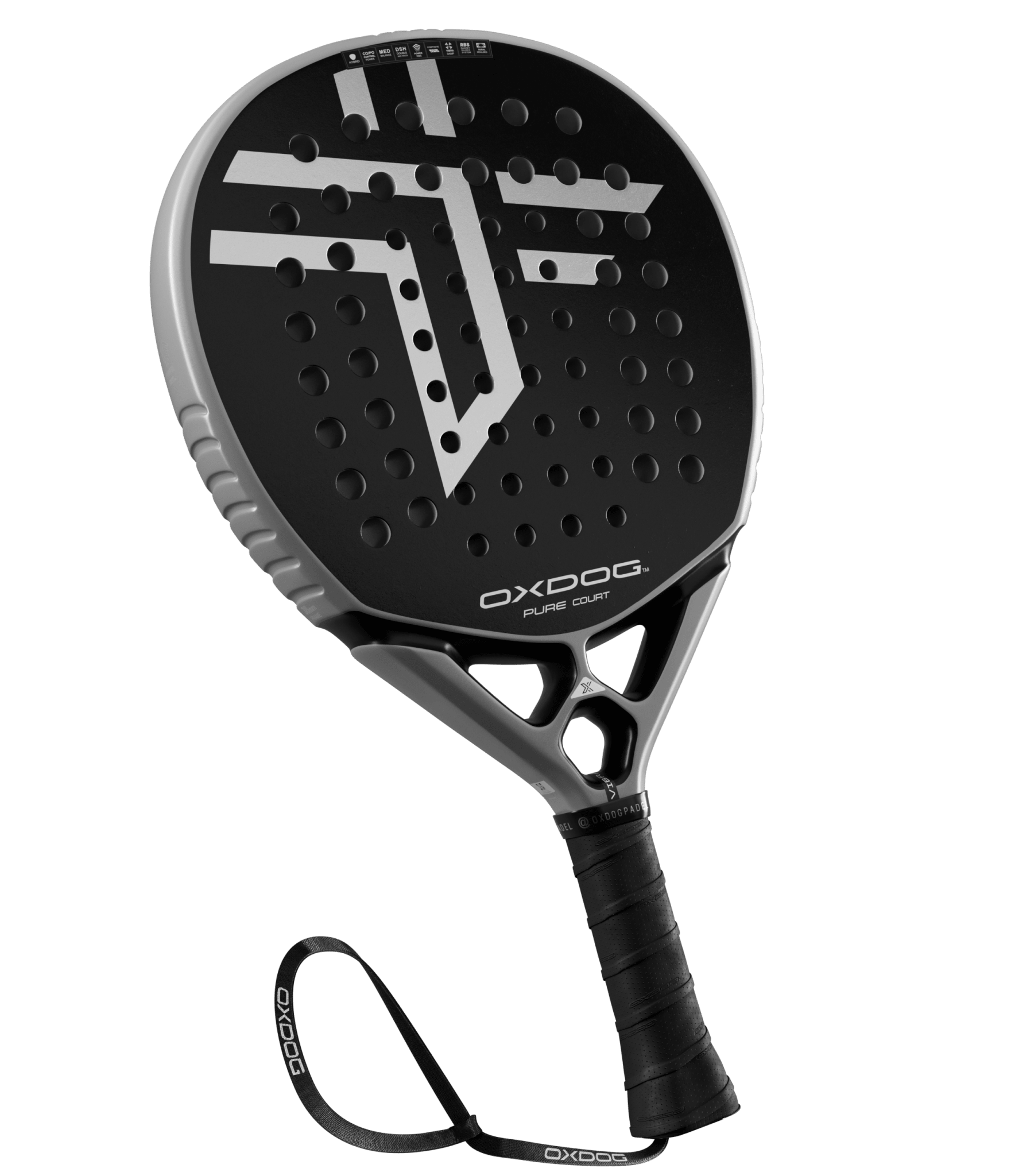 OXDOG PURE COURT Padelio raketė - FitZone