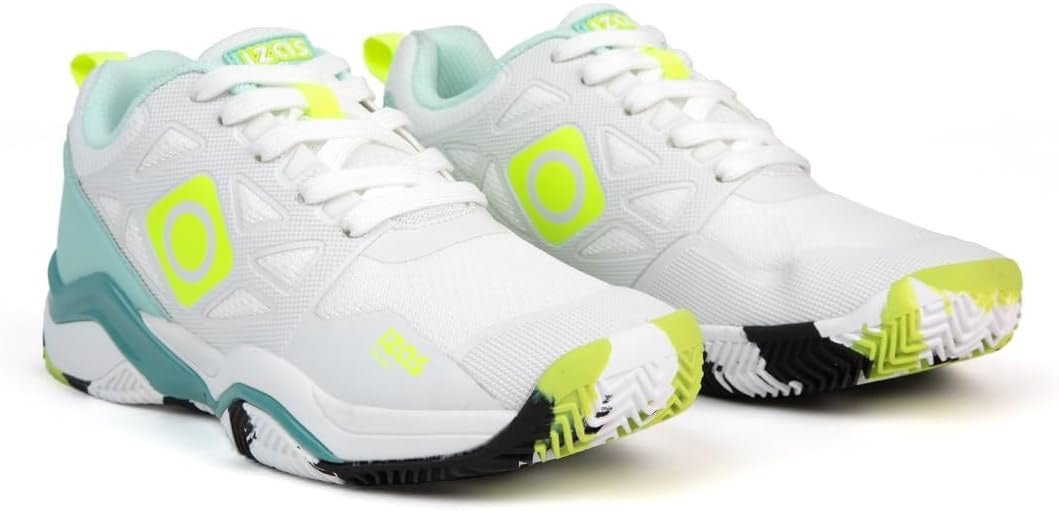 Padel shoes IZAS Ibort White/Fair Aqua (41) - FitZone