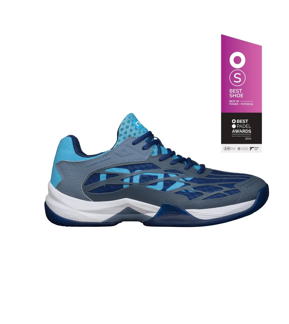Padelio batai NOX AT10 Lux Stone/Bonnie Blue (41)