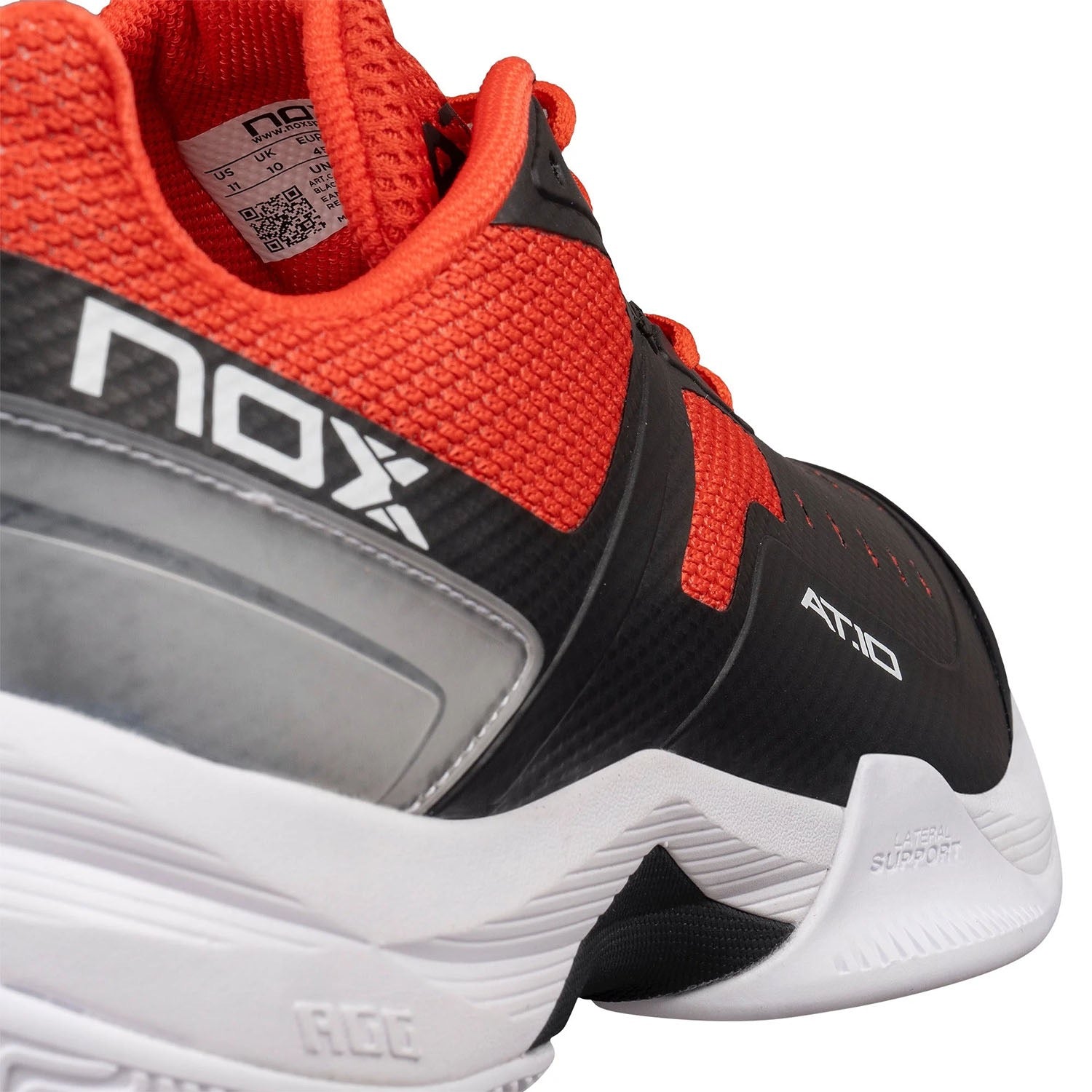 Padelio batai NOX AT10 Pro Black/Red (46)