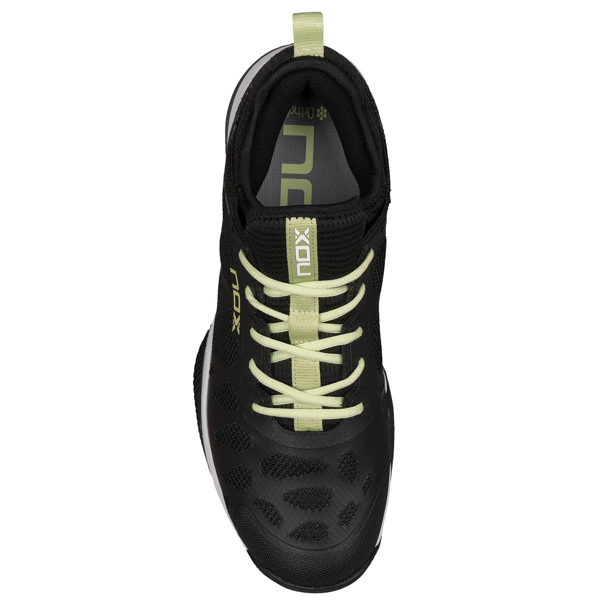 Padelio batai NOX Nerbo Black/Soft Lime (45)