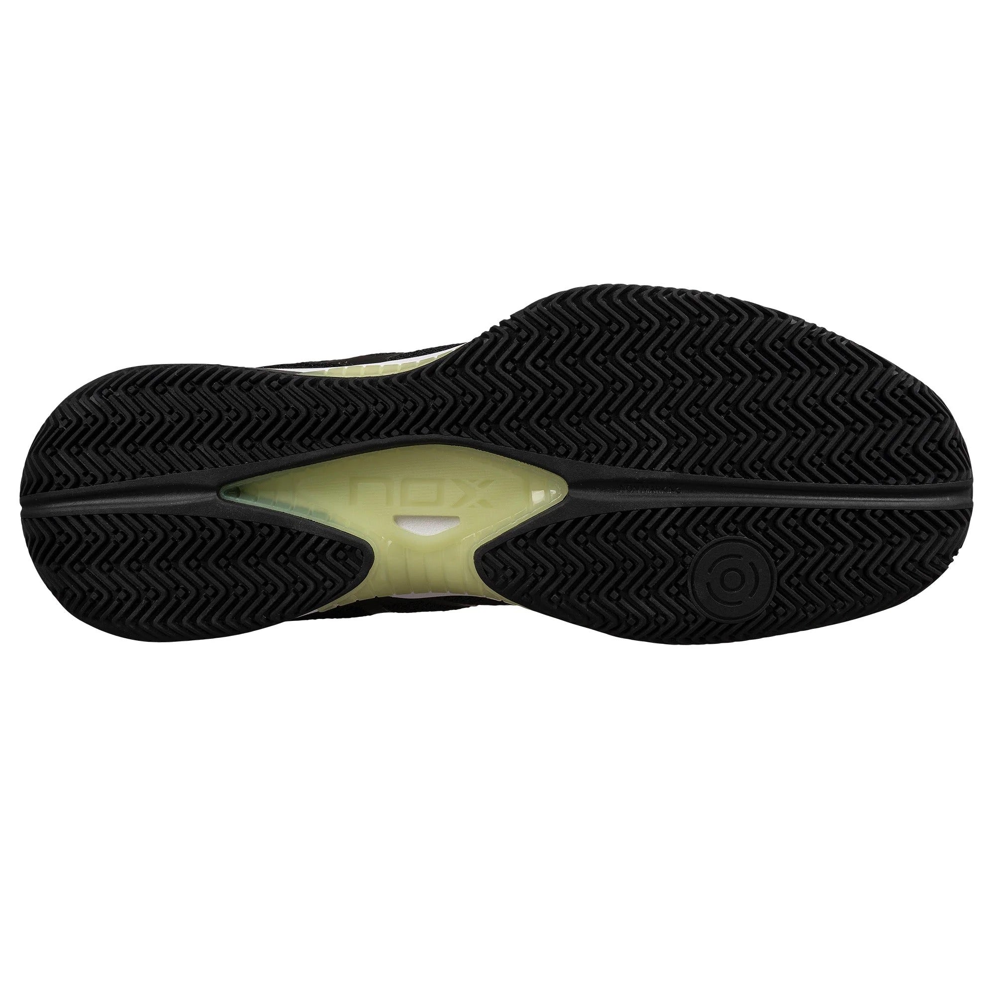 Padelio batai NOX Nerbo Black/Soft Lime (45)